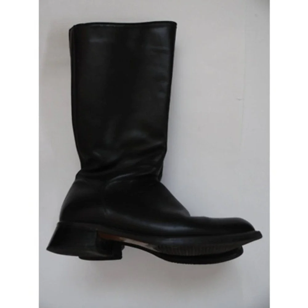 Santana Canada Womens Boots Black Block Heel Side Zip Waterproof 10